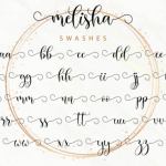 Melisha Font Poster 12