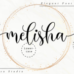 Melisha Font Poster 10