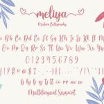 Meliya Font Poster 10