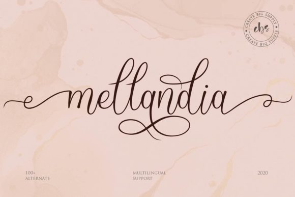 Mellandia Font Poster 1