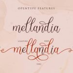 Mellandia Font Poster 2