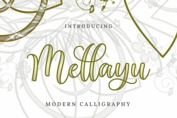 Mellayu Font Poster 1