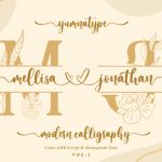 Mellisa Jonathan Vol. 1 Font Poster 1