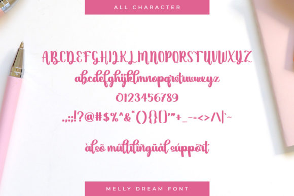 Melly Dream Font Poster 7