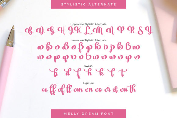 Melly Dream Font Poster 8