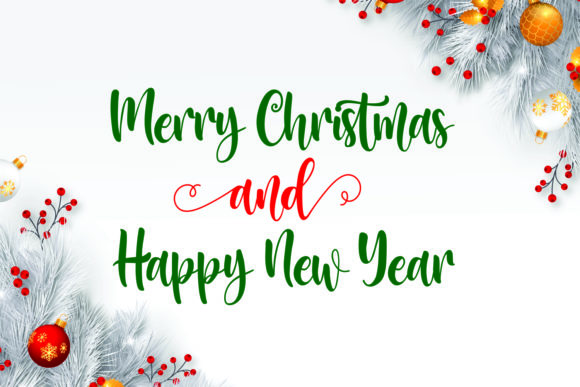 Melody Christmas Font Poster 2