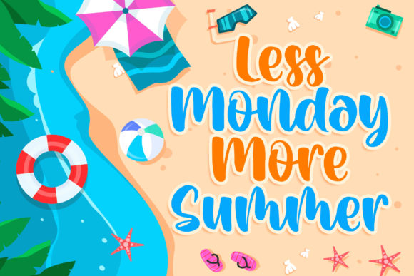 Melody Summer Font Poster 4