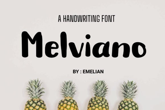 Melviano Font Poster 1