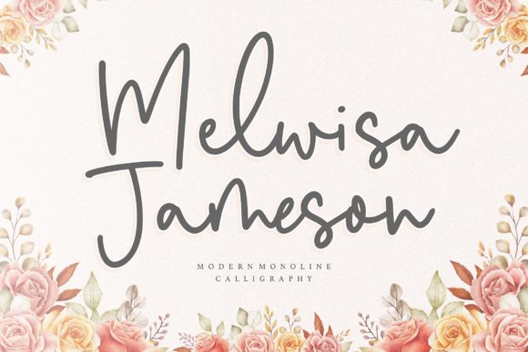 Melwisa Jameson Font Poster 1