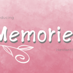 Memories Font Poster 1