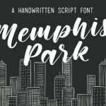 Memphis Park Font Poster 1