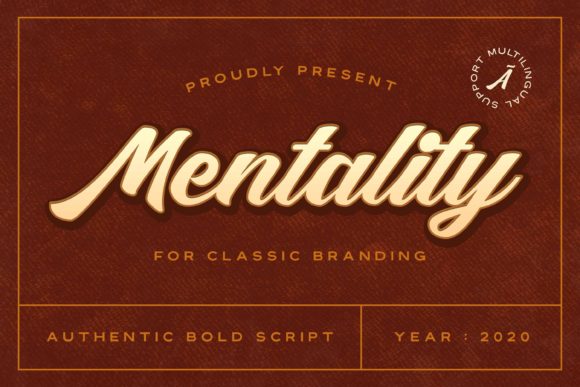 Mentality Font Poster 1