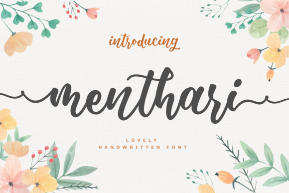 Menthari Font Poster 1