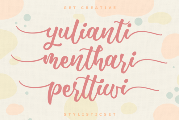 Menthari Font Poster 3