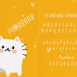 Meow Font Poster 2