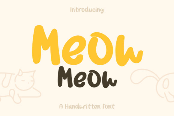 Meow Meow Font Poster 1