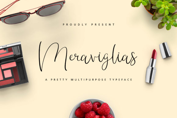 Meraviglias Font Poster 1