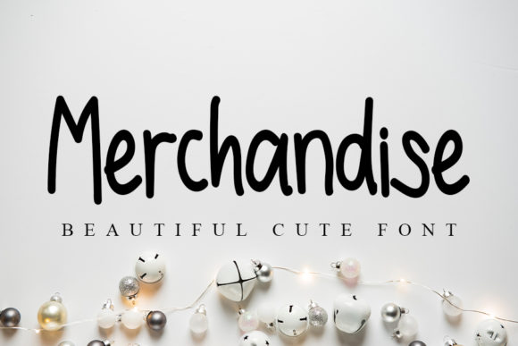 Merchandise Font Poster 1