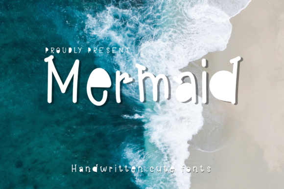 Mermaid Font Poster 1