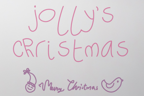 Merry Christmas Font Poster 4