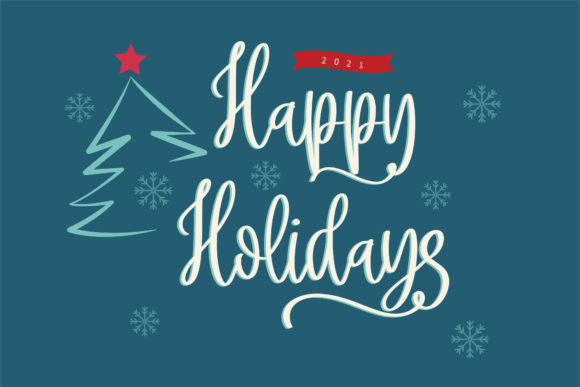 Merry Christmas Font Poster 7