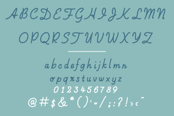Merry Christmas Font Poster 6