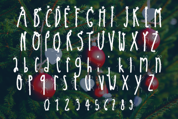 Merry Christmas Font Poster 3