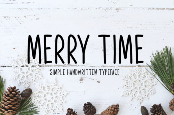 Merry Time Font Poster 1