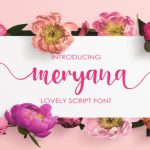 Meryana Font Poster 1