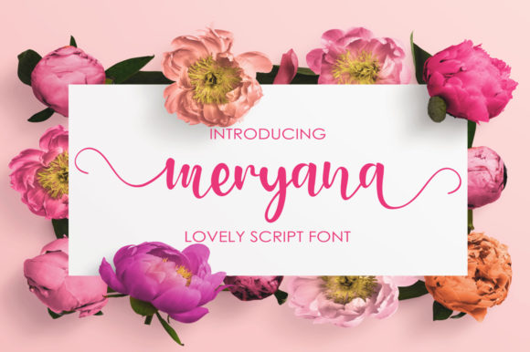 Meryana Font Poster 1