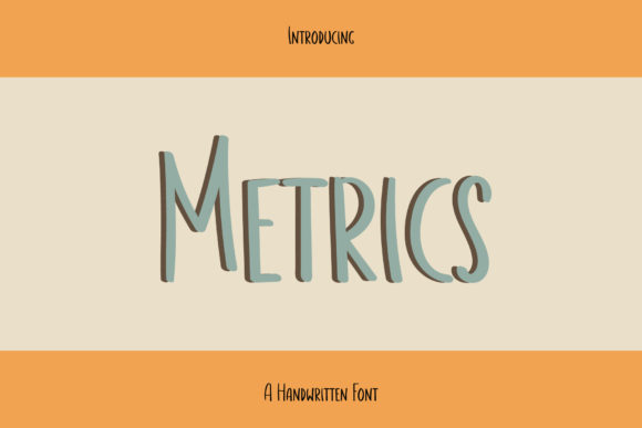Metrics Font Poster 1