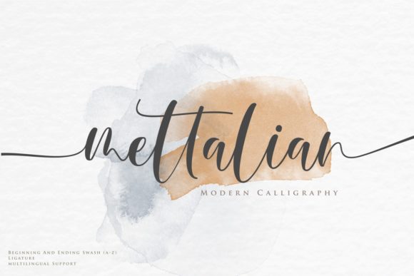 Mettalian Font Poster 1