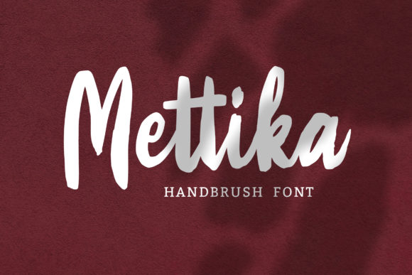 Mettika Font Poster 1