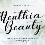 Meuthia Font Poster 1