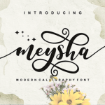 Meysha Font Poster 1