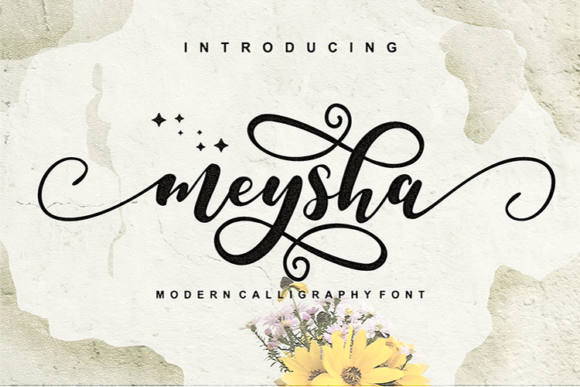 Meysha Font Poster 1
