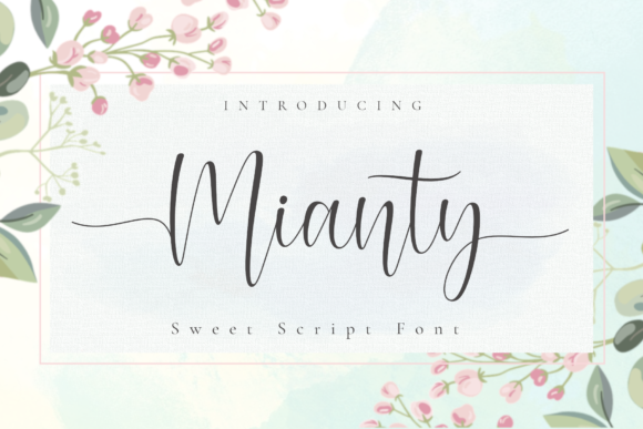 Mianty Font Poster 1