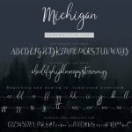 Michigan Font Poster 6