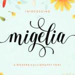 Migelia Font Poster 1