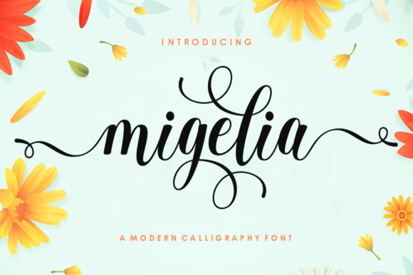 Migelia Font Poster 1