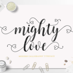 Mighty Love Font Poster 1