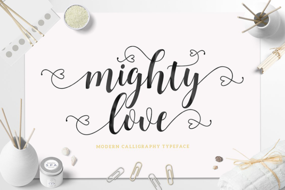 Mighty Love Font Poster 1