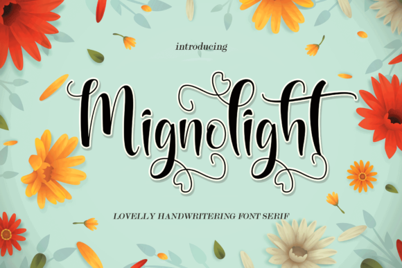 Mignolight Font Poster 1