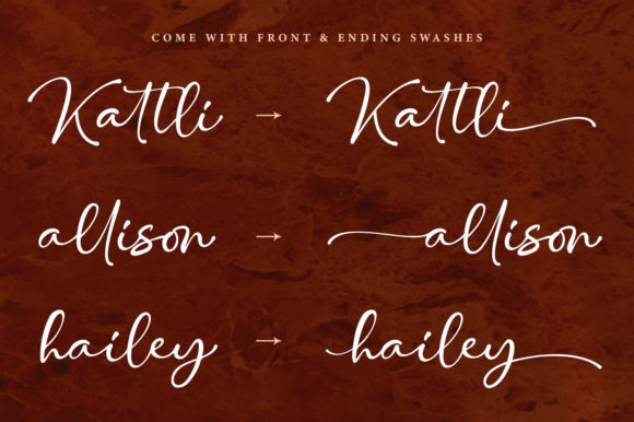Miguella Charlotte Font Poster 7