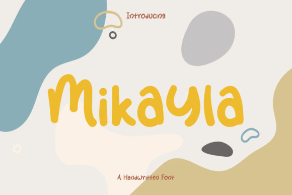 Mikayla Font Poster 1