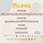 Mikayla Font Poster 3