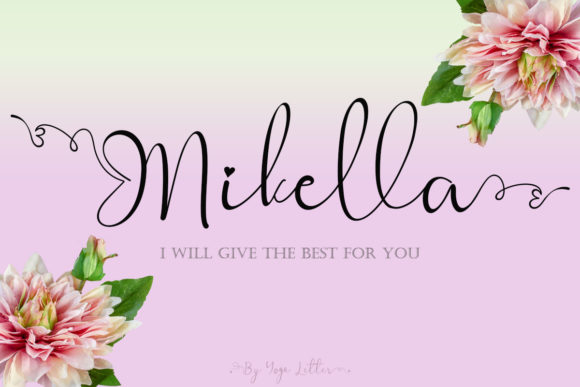 Mikella Font Poster 1