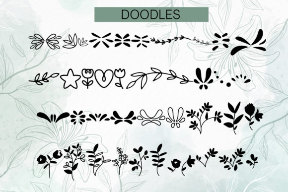 Mikonux a Fun Script with Doodles Font Poster 3