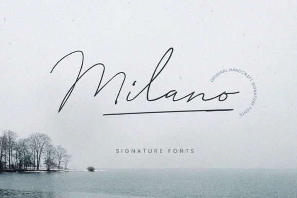 Milano Font Poster 1