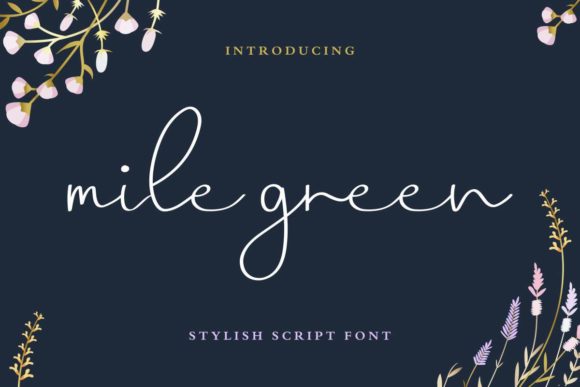 Mile Green Font